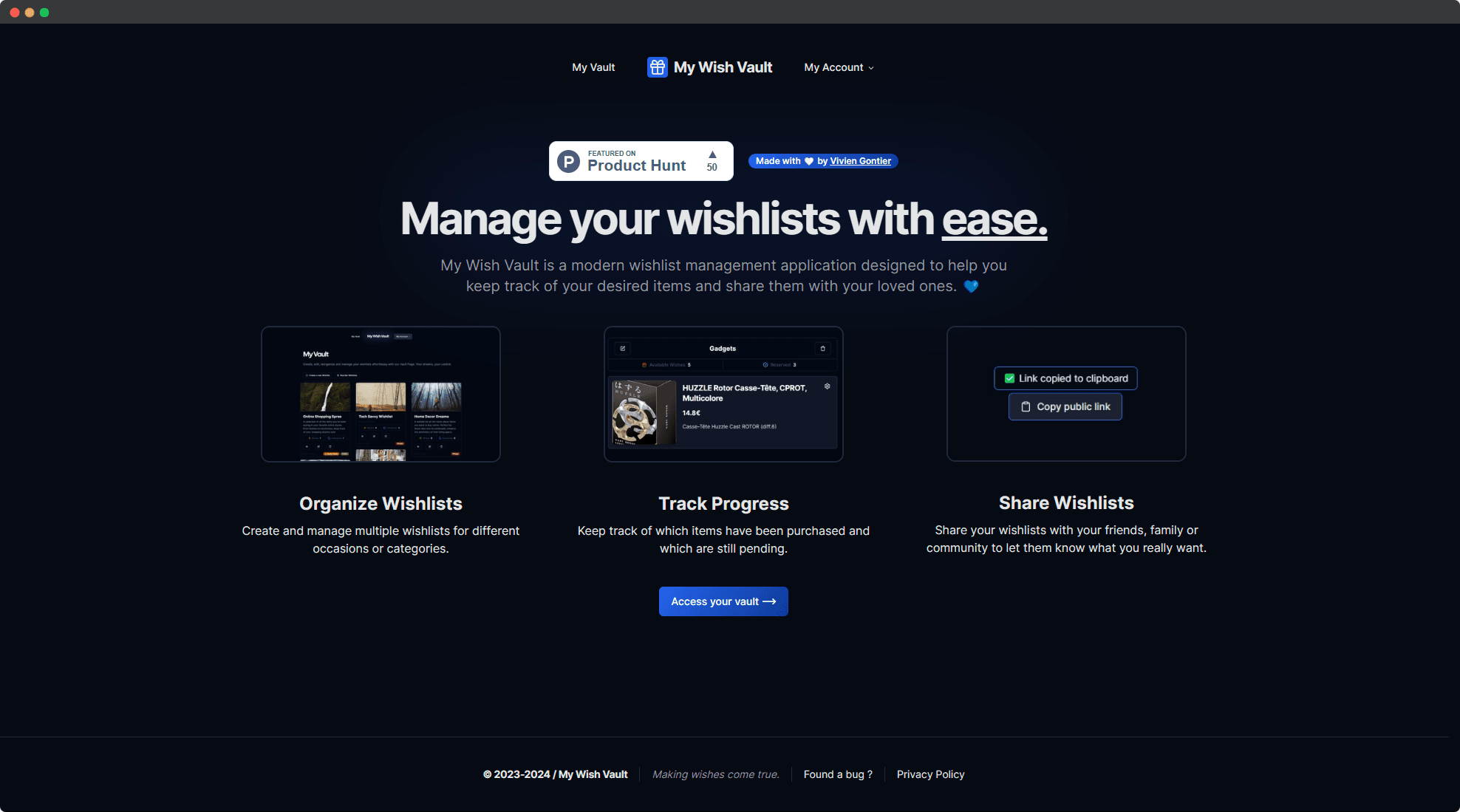 My Wish Vault - Preview 1