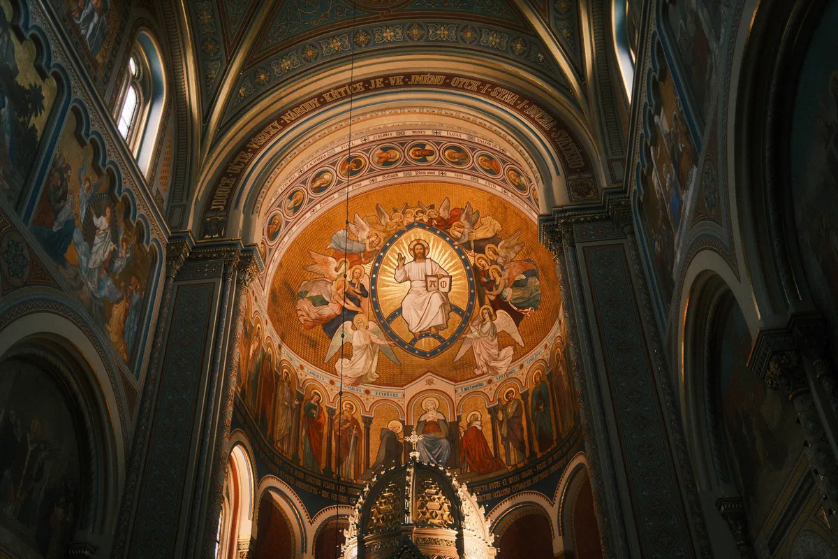Prague, Czech Republic, temple