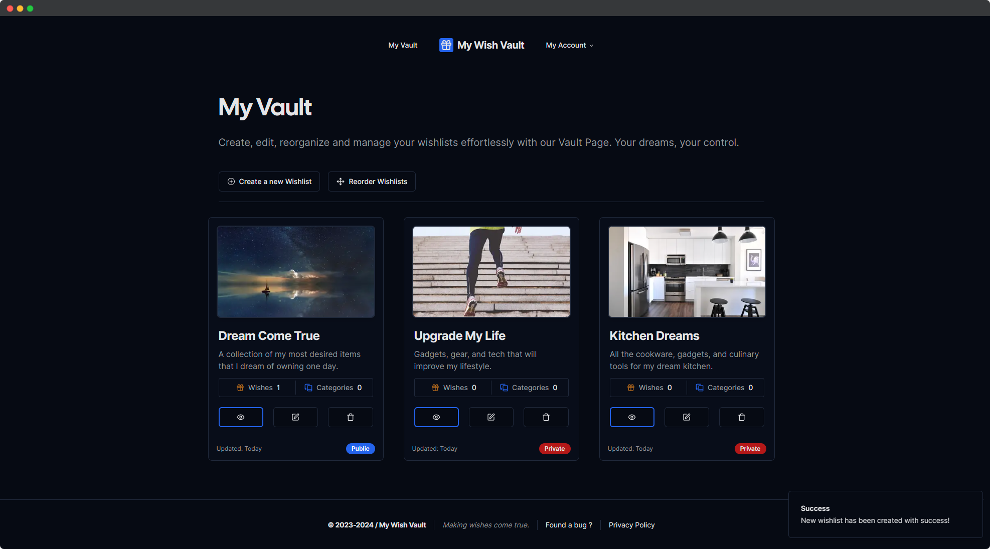 My Wish Vault - Aperçu 3