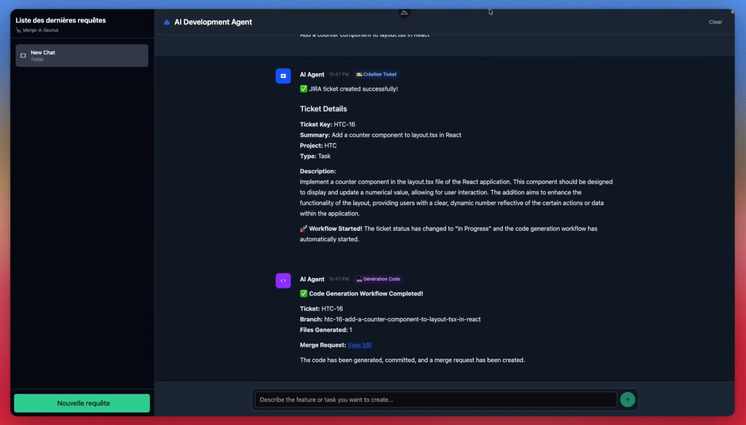 Spec2Code - Aperçu 3